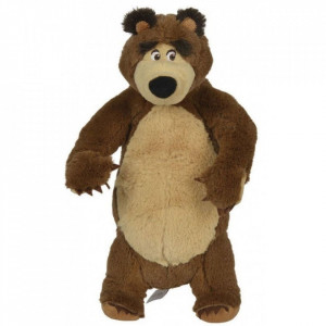 Jucarie de plus Masha and the Bear, Bear in picioare 25 cm