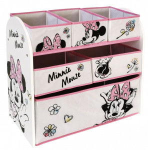 Organizator jucarii cu cadru din lemn Minnie Mouse - Img 1