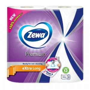 Prosoape de hartie Zewa Extra Long, 2 straturi, 2 Role x 70 foi