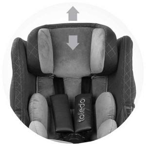 Scaun auto Chipolino Toledo 0-18kg frappe cu sistem Isofix si sezut rotativ - Img 4