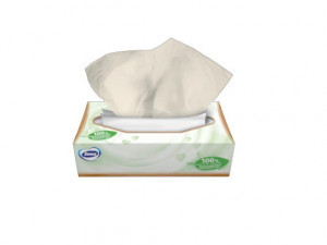 Servetele faciale Zewa Softis Natural Soft, 4 straturi, 80 bucati - Img 2