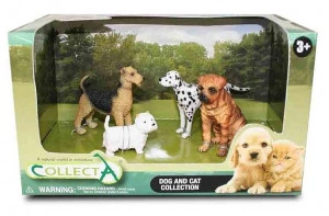 Set 4 Figurine Catei si Pisici Collecta