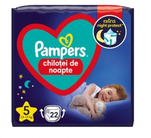 Chilotei de noapte Pampers NightPants Nr.5, 12-17 kg, 22buc