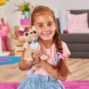 Jucarie de plus Catel Chi Chi Love Swap fashion 20 cm cu geanta - Img 4