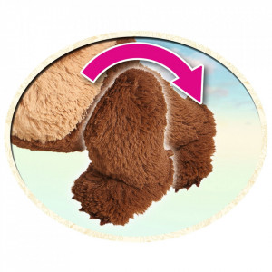 Jucarie de plus Masha and the Bear, Bean Bag Bear 43 cm - Img 3