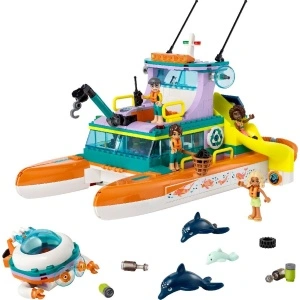 LEGO FRIENDS BARCA DE SALVARE PE MARE 41734 - Img 1