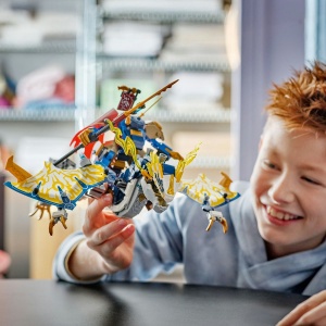 LEGO NINJAGO ROBOTUL CALARET DE DRAGON A LUI ROGUE 71843 - Img 3