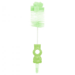 Perie curatat biberoane, Lolelli, verde
