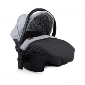 Set Carucior 3 in 1, S 500, cos auto inclus, Lorelli, Grey & Black Cross - Img 2