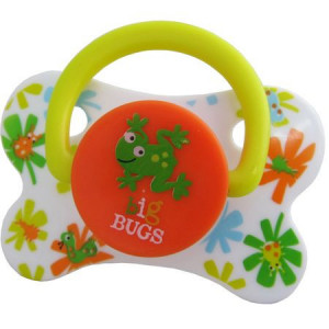 Suzeta silicon ortodontica bugs/stars, 6L+ - Img 2