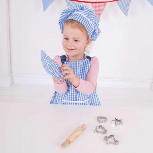 BigJigs Set sortulet si accesorii - Albastru - Img 2