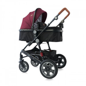 Carucior Lora, 3 in 1, Lorelli, Red & Black Lighthouse - Img 3
