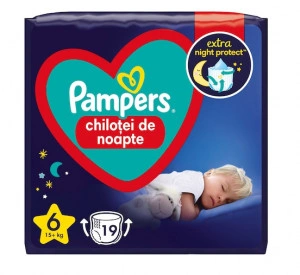 Chilotei de noapte Pampers NightPants Nr.6, 15+kg, 19buc