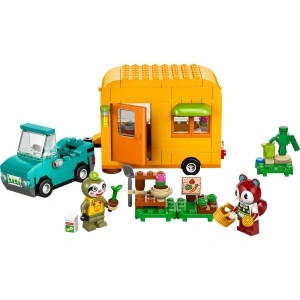 LEGO ANIMAL CROSSING CARAVANA SI MAGAZINUL DE GRADINARIT AL LUI LEIF 77054