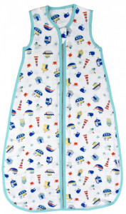 Sac de dormit Bamboo Nautical 0-6 luni 0.5 Tog - Img 1