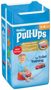 Scutece-chilotel Huggies Pull-Ups 4/S, Baieti, 8-15 kg, 16 buc