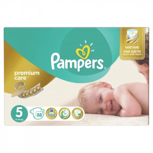 Scutece Pampers Premium Care 5 Mega Box 88 buc