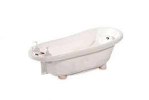 Set cadita 88 cm cu termometru, reductor si accesorii, Pink - Img 2