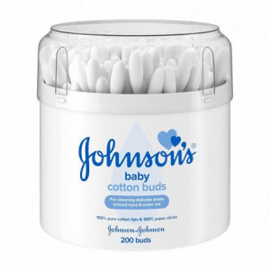 Betisoare urechi, Johnsons Baby, 200 buc