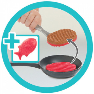 Bucatarie Smoby Tefal Studio XL Bubble albastru - Img 5