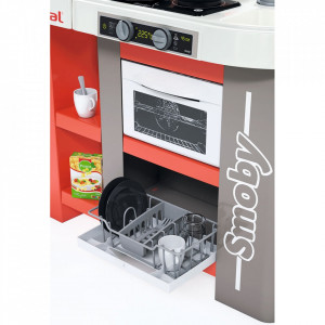 Bucatarie Smoby Tefal Studio XXL Bubble gri cu rosu - Img 7