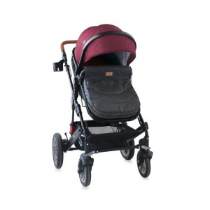 Carucior Lora, 3 in 1, Lorelli, Red & Black Lighthouse - Img 4