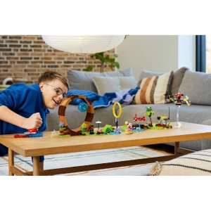 LEGO SONIC PROVOCAREA CU BUCLA A LUI SONIC DIN ZONA GREEN HILL 76994 - Img 2