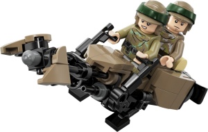 LEGO STAR WARS DIORAMA DE URMARIRE CU SPEEDERUL PE ENDOR 75353 - Img 3