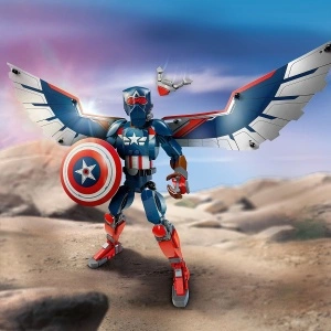 LEGO SUPER HEROES FIGURINA DE CONSTRUCTIE CAPITANUL AMERICA 76296