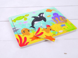 Puzzle - Lumea acvatica - BigJigs - Img 2