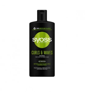 Sampon Syoss Curls&Waves pentru par ondulat, 440 ml