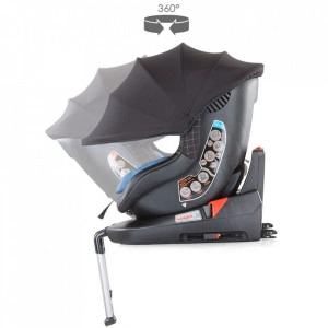 Scaun auto Chipolino Toledo 0-18kg marine blue cu sistem Isofix si sezut rotativ - Img 3