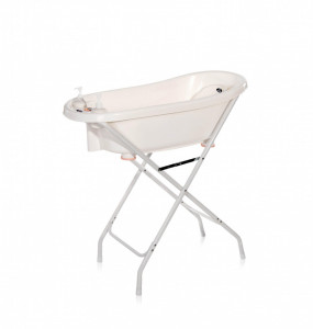 Set cadita 88 cm cu termometru, reductor si accesorii, Pink - Img 1