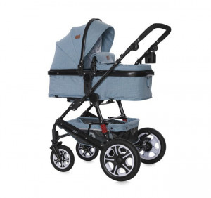 Carucior Lora, 3 in 1, Lorelli, Blue - Img 4