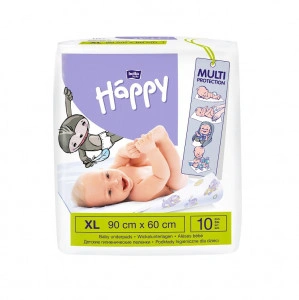 Cearceaf absorbant Happy, 90x60 cm, 10 buc