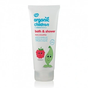 Gel de dus si spuma de baie cu fructe de padure, pt copii, Green People, 200 ml