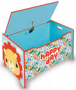 Ladita din lemn pentru depozitare jucarii Fisher Price, Happy Day - Img 2