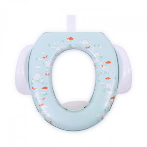 Reductor moale pentru toaleta, cu manere, Lorelli, White Rabbit - Img 2