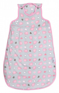 Sac de dormit Pink Elephant 0-6 luni 1.0 Tog