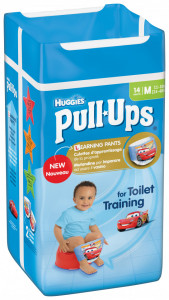 Scutece-chilotel Huggies Pull-Ups 5/M, Baieti, 11-18 kg, 14 buc