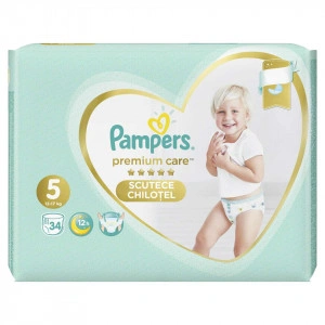 Scutece-chilotel Pampers Premium Care Pants 5 Value Pack 34 buc
