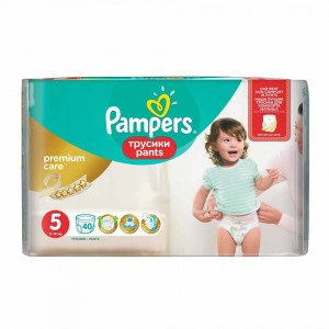 Scutece-chilotel Pampers Premium Care Pants 5 Value Pack 40 buc