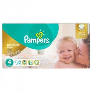 Scutece Pampers Premium Care 4 Mega Box 104 buc