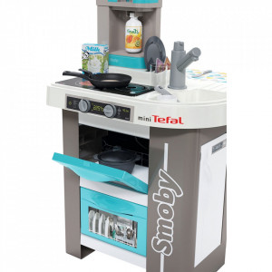 Bucatarie Smoby Mini Tefal Studio Bubble gri albastru - Img 6
