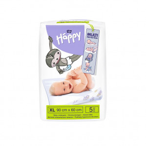 Cearceaf absorbant Happy, 90x60 cm, 5 buc