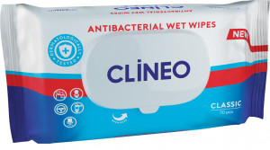 Clineo Servetele Antibacteriene 70 buc