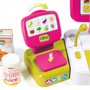 Jucarie Casa de marcat Mini Shop roz cu accesorii - Img 5