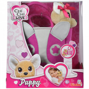 Jucarie de plus Catel Chi Chi Love Puppy 20 cm cu geanta - Img 7