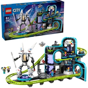 LEGO CITY PARC CU ROLLER-COASTER LUMEA ROBOTILOR 60421 - Img 3