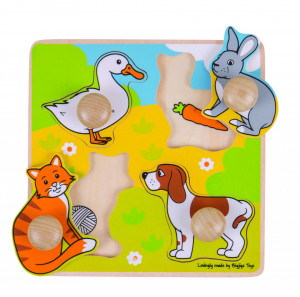 Primul meu puzzle - animale de companie - Img 1